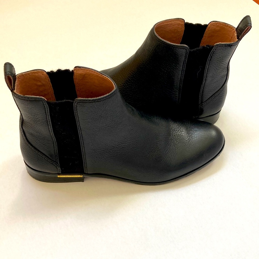 Louise et Cie Black Leather Booties size 7